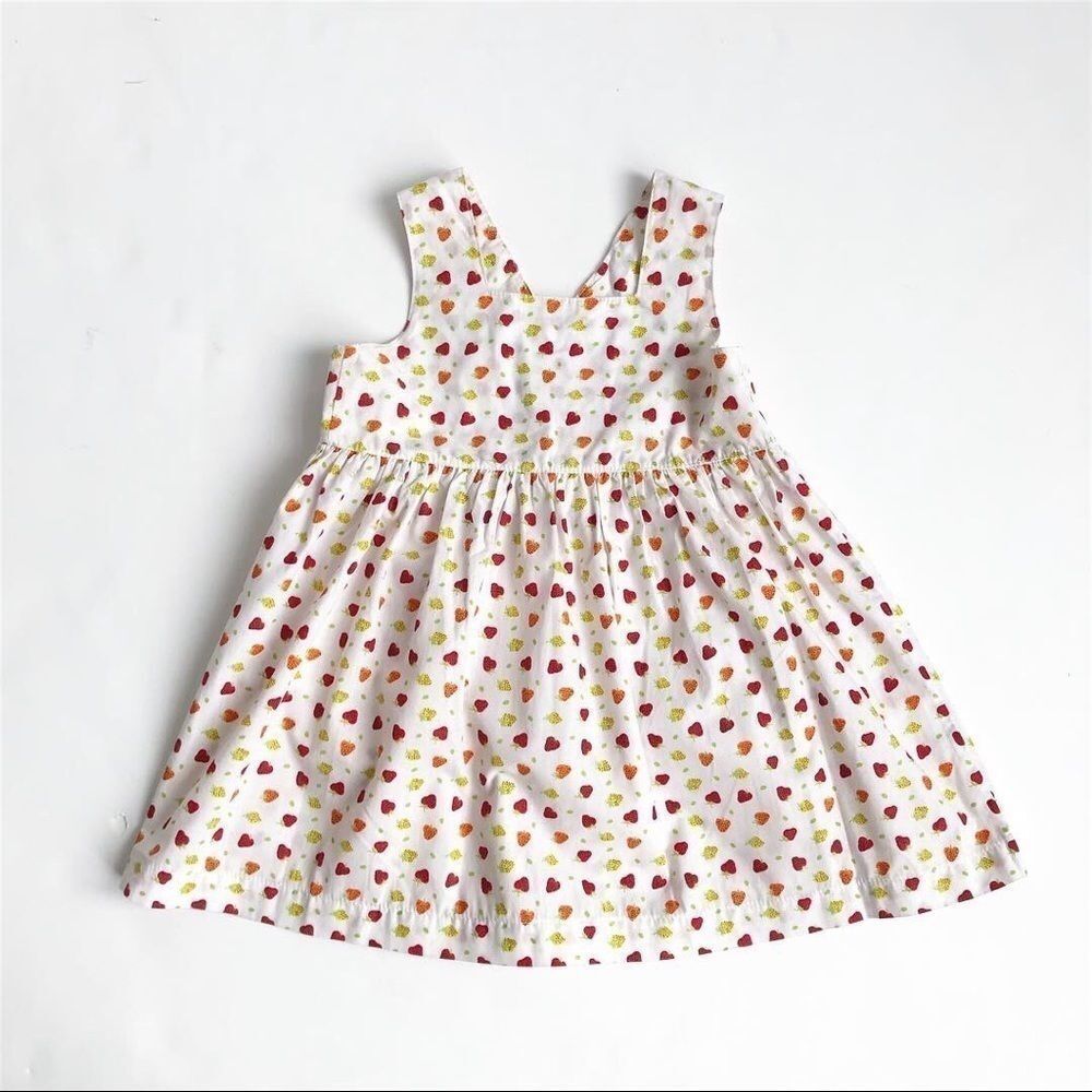 Vintage Jo Joe Fashions strawberry dress 3T
